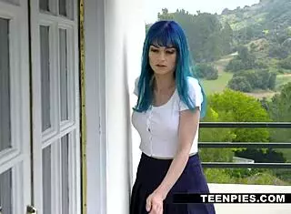 Jewelz Blu cheats with cowgirl riding and cum on pussy