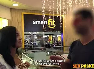 Mamacita Picks Up Big Cock For Public Blowjob And Hardcore Fuck