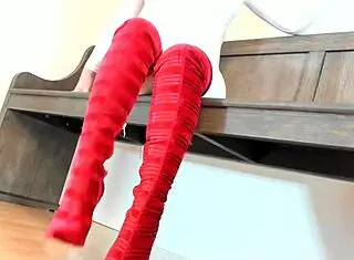 catsuit and boots dominate with joi instructions