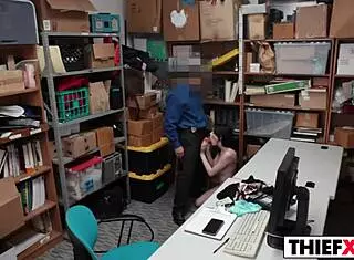 Teen Sucks Big Cock In Garage!