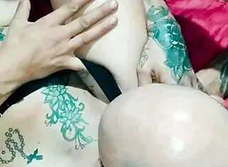 Couple engages in intense muff diving and fucking