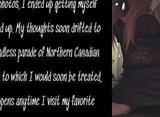 left alone in client's home with tattooed boobs