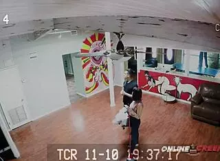 cleaning chick polishes bruno's big tool in various poses