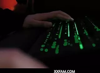 Kenzie Madison feels intense during gaming fuck