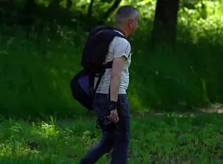 Anna Strips Naked in Public Park, So Hot! 😍