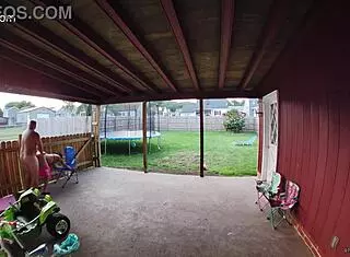 I watch my wife sucking and fucking on the back porch in broad daylight