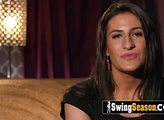 I gave a booty massage to a hot blonde babe fuckin in a messy swinger orgy