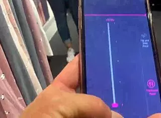 got controlled with a toy in public at the shopping center, so wet