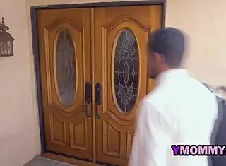 Naughty Milf Receives Horny Visitors Who Seduce Her Into Taking BBC