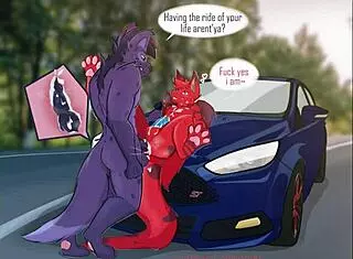 Gay Furry Porn Compilation: Car Sex!