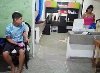 Helping stressed stepsister with intense sex relief