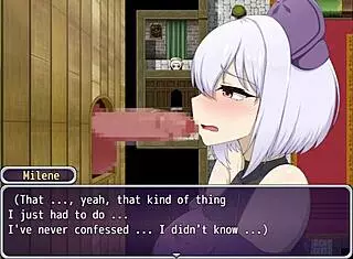 Mylene explores the temple of lust in bondage