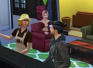 Nerdy virgin girl fucks for job in 3D hentai