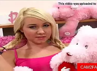 Teen webcam girl fucks passionately, showing sexy body and tight pussy in detailed scene