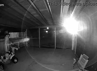 caught my wife sucking and fucking a big dick on the back porch, ending with a creampie