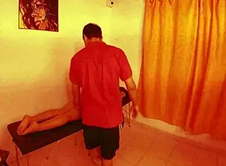 Latina Client Bent Over for Massage, Unable to Resist Fucking Her Delicious Ass