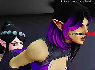 I'm a first class bitch dancing in the classroom! Watch this 3D porn!