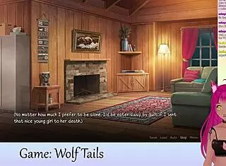 I watch LewdNeko play Wolf Tails hentai