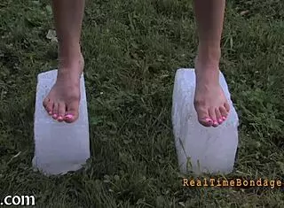 Useless Bitch Teases Clit