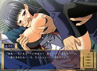 hikaru gets exposed outdoors and fucked in the open air by strangers watching.