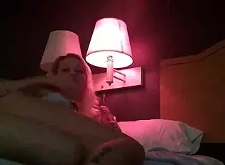 blonde gets her wet pussy dominated by maledom