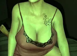 Stepmom rides her stepson in POV cowgirl with big boobs