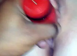 Playing with baby girl's toys homemade