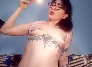 Subtle Punishment for My Tits with Hot Wax