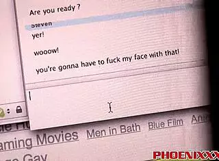 Euro gay twinks engage in deepthroat and assfucking threesome with monster cocks