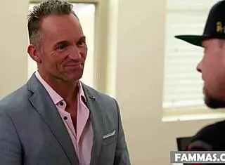 In this taboo story, the young wife cheats with her husband's father during a bathing massage in the shower