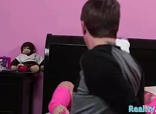 Bigbooty stepdaughter sucks and fucks cock