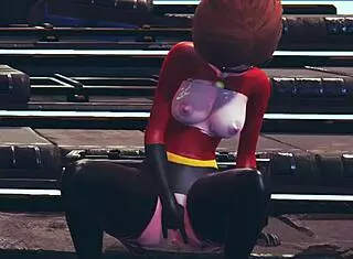 Koikatsu Depicts Elastigirl in Uncensored Intimate Encounters with Handjob and Cumshot