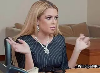 i'm a latina housewife blowin' the principals fat cock at work