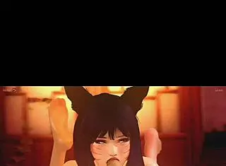 I watch Ahri hentai, but it's so hot.