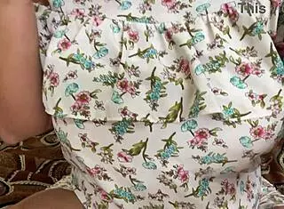 russian beauty indulges in intimate solo moment