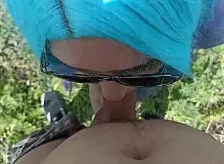 Vulgar student in public park