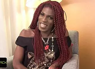 i feel so emotional stroking my cock as black tranny fingers ass