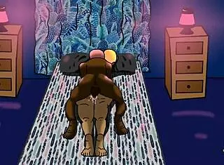 大黑翘臀狗爬式狂干动画