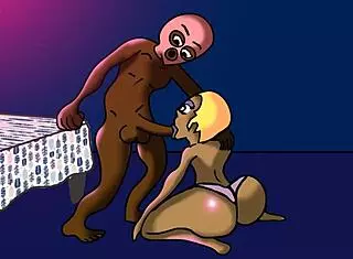 Big Black Booty Fuck Animation in Wild Doggystyle Action