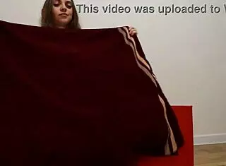 Organizing my clothes in a cute maid skirt today!