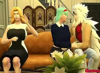 Watch Jiraiya Fuck Bulma In Front Of Everyone!