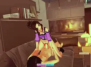 Cute brunette Alyssa Armada rides huge cock in cowgirl, ending with massive creampie!