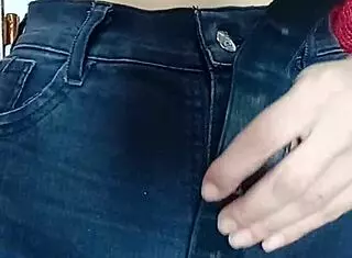 i was playin with a belt on my pussy, spankin it hard and feelin the sting