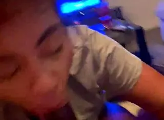 She Sucks Monster Black Cock Interracially