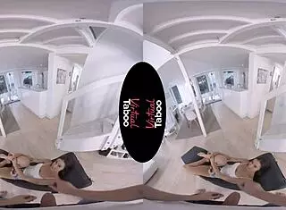 Virtual taboo with big tits and his dick