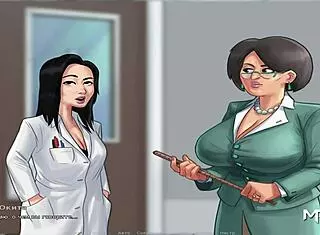 I am doing very deep throat in summertimesaga episode 27 with errors