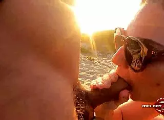 i hit it with the blonde at sunrise on the beach in florianópolis