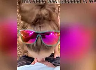 Outdoor Blowjob in Forest