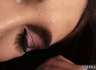 Petite 18+ Step Sister Sucks Stepbro's Cock Boldly