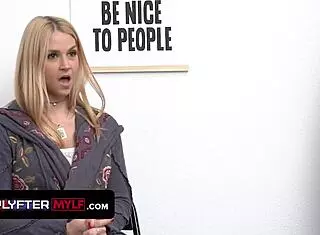 Sarah Vandella, big-titted blonde, takes hardcore pounding for shoplifting